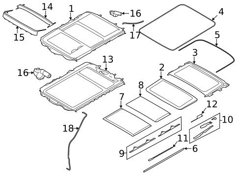 Sunroof for 2013 BMW X1 #0