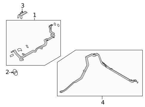 Rear AC Lines for 2013 Subaru Tribeca #0