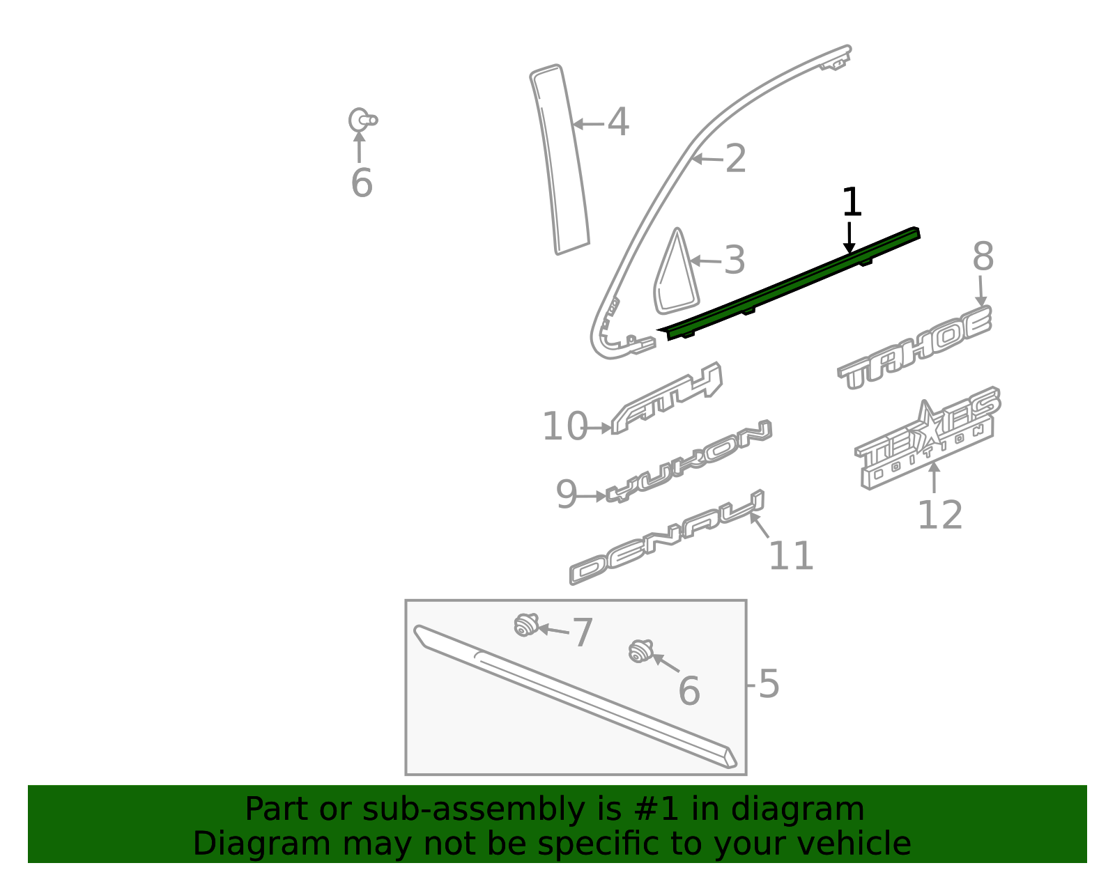Door Molding & Beltline Set For 88-99 GMC K1500 – Precision Parts #SET-PRPWFL111188