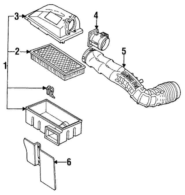 F27Z12B579AARM - Electrical: Mass Air Flow Sensor for Ford Image