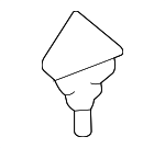 86640AN02A - Body: Washer Nozzle for Subaru: Legacy, Outback Image