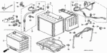 32602SA5003 - Electrical/Exhaust/Heater/Fuel: NUT, BATTERY TERMINAL (SUMITOMO) for Honda Image