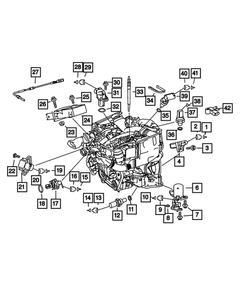 Sensors for 2008 Dodge Sprinter 3500 #2