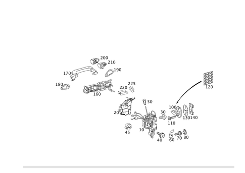 Locking System for 1994 Mercedes-Benz E500 #0