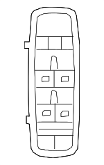 68590239AA - Body: Window Switch for Ram: 2500, 3500 Image