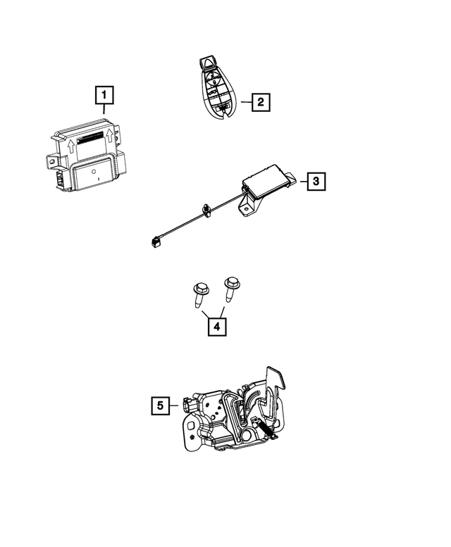 « 56046804AJ – Electrical : Moyeu Recepteur pour Mopar Image »