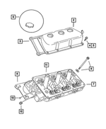 4792882AC - : Cylinder Head Cover, Right for Mopar Image