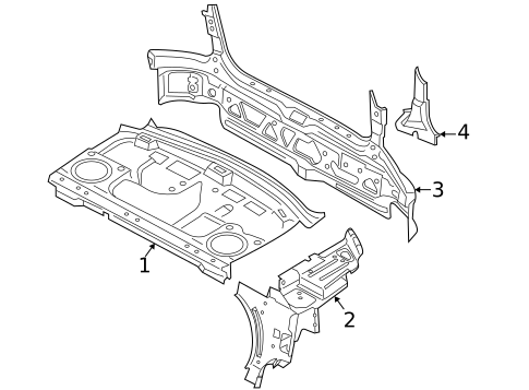 Rear Body for 2005 Mercury Montego #0