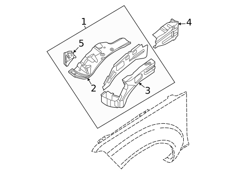 Inner Components for 2024 Nissan Frontier #0