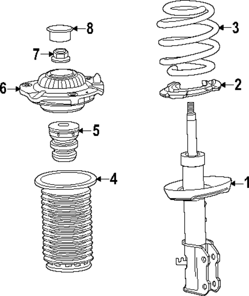 Struts & Components for 2025 Buick Encore GX #1