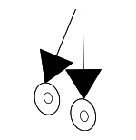 9390344480 - Body: Grille Emblem Screw for Honda: Accord, Accord Crosstour, Civic, Clarity, Crosstour, Element, Fit, HR-V, Odyssey, Pilot Image