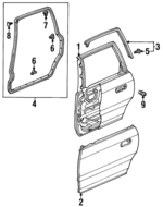 5862036400 - : Door Weather-Strip for Isuzu Image