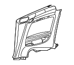 8F0867043A24A - Body: Quarter Trim Panel for Audi: A5, A5 Quattro, RS5, S5 Image