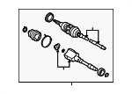 4341030021 - Front Drive Axle: Axle Assembly for Lexus: GS300, GS350, GS430, GS460, IS F, IS250, IS350 Image
