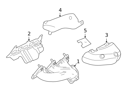 Exhaust Manifold for 2010 Cadillac CTS #0