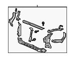 60400SCVA10ZZ - : Radiator Support for Honda: Element Image
