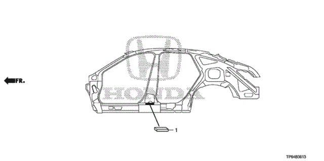 Grommet (Side) for 2012 Honda Crosstour #0