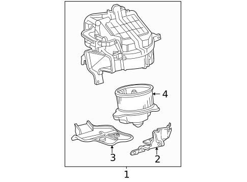 Blower Motor & Fan for 2000 Toyota Sienna #0