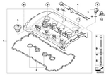 11127646555 - Engine: Cylinder Head Cover for Mini Image