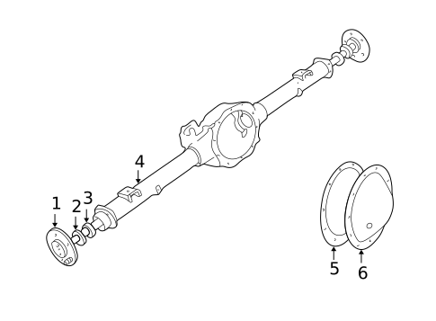 Axle Components for 1998 Dodge B3500 #0