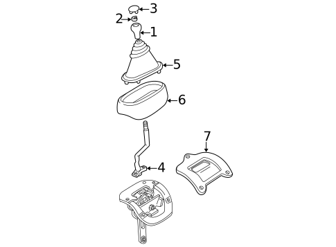 Shifter Trim for 2003 Dodge Ram 3500 #2