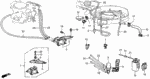 91417SZ3003 - Electrical/Exhaust/Heater/Fuel: CLAMP, TUBE (D20) for Honda Image