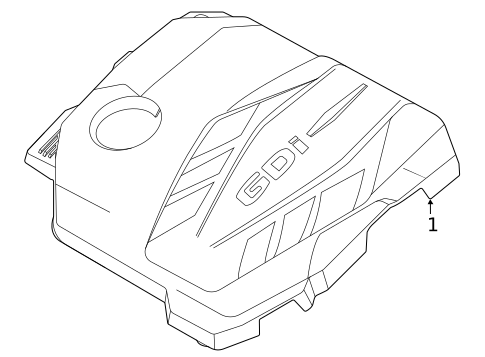 Engine Appearance Cover for 2025 Hyundai Sonata #0