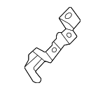 2326900203 - Body: Windshield Pillar Trim Bracket for Mercedes-Benz Image