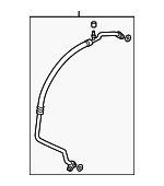 80311TX4A01 - HVAC: Suction Hose for Acura: RDX Image