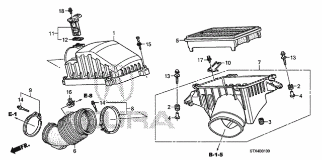 Air Cleaner for 2007 Acura MDX #0