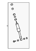 4853169835 - : Shock Absorber (Left, Right, Rear) for Toyota: Land Cruiser Image