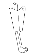 15869610 - Body: Rear Guide for Cadillac: DeVille, DTS Image