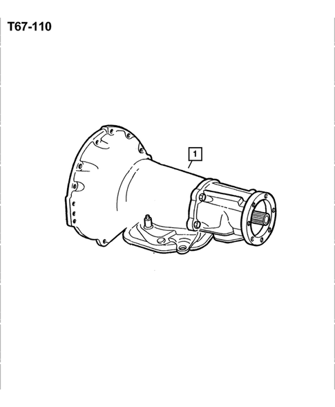 Transmission Assembly for 2001 Jeep Wrangler #1