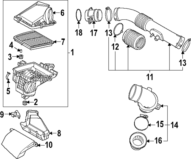 28113ES400 - : Air Filter for Kia Image