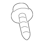 93567A5014 - Body: Lower Cover Screw for Lexus: CT200h, ES300h, ES350, GS350, GS450h, GX460, IS F, IS200t, IS250, IS300, IS350, LS460, LS600h, LX570 Image