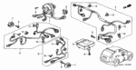 91541S0A003 - Electrical/Exhaust/Heater/Fuel: CLIP, HARNESS BAND (145MM) (BLACK) for Acura Image