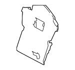 T2R23677 - Body: Seat Back Cushion Bracket for Jaguar Image