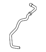 8J0121109A - Cooling System: Overflow Hose for Audi Image