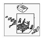 89200C6010C61 - Body: Cushion Assembly for Kia: Sorento Image