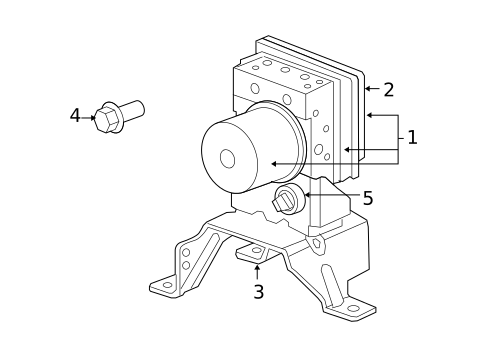 ABS Components for 2008 Chrysler Aspen #0