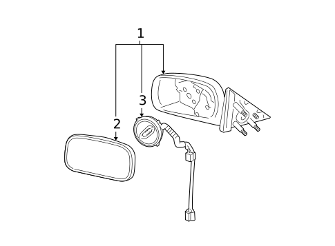 Outside Mirrors for 2006 Cadillac DTS #0