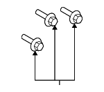 W701929S309 - Electrical: Bracket Screw for Ford: Expedition | Lincoln: Navigator Image