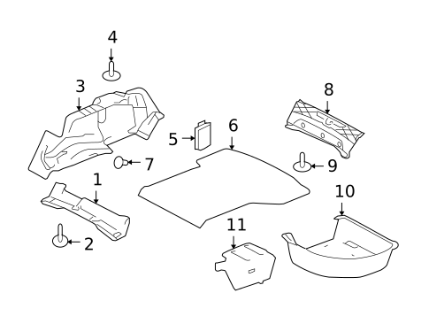 Interior Trim - Rear Body for 2015 Jaguar XF #1