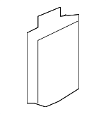 C2Z3089 - Body: Trunk Side Trim Cover for Jaguar Image