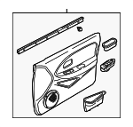 1K2DK6845096 - : Door Trim Panel for Kia: Spectra Image