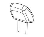 7JE031XTAA - Body: Headrest for Ram: 2500, 3500 Image