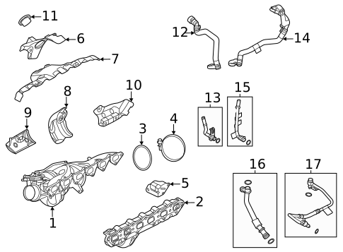 Exhaust Manifold for 2023 Land Rover Defender 90 #0