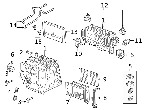 Heater Components for 2022 Audi S7 Sportback #1