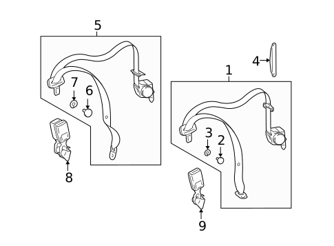 Seat Belt for 2013 Mercedes-Benz E 350 #0