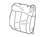 12473889 - Body: Seat Back Cover for Chevrolet: Silverado 1500, Silverado 1500 HD, Silverado 2500, Silverado 2500 HD, Silverado 3500 | GMC: Sierra 1500, Sierra 1500 HD, Sierra 2500, Sierra 2500 HD, Sierra 3500 Image
